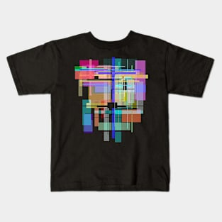 Color Pattern Abstract Kids T-Shirt